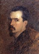 Nicolae Grigorescu Self Portrait oil painting